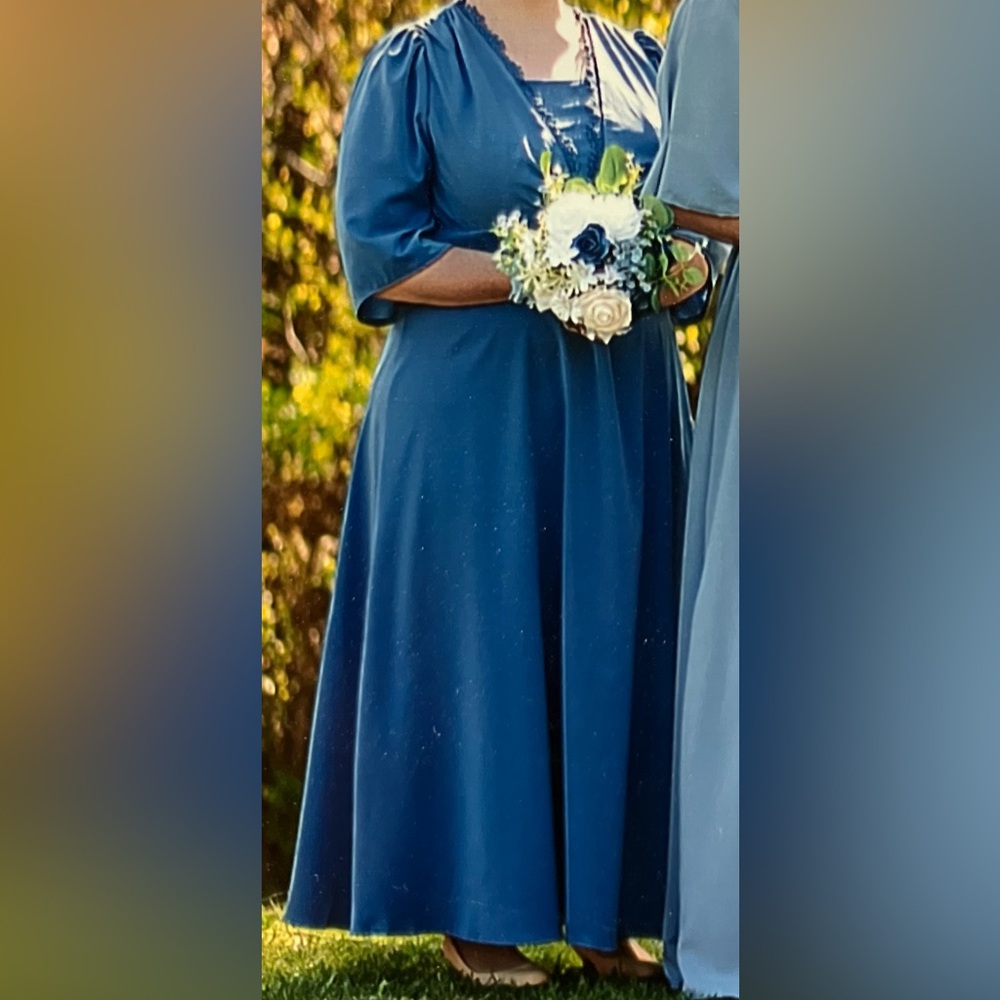 Dusty Blue Dress/ Bridesmaid Dress!!! Size 1XL SHEIN!